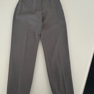 Theory Charcoal Wool Blend Trousers